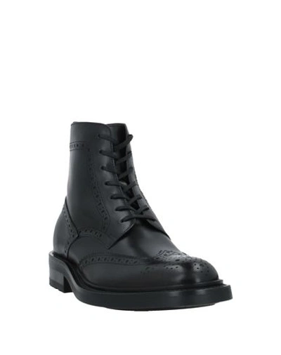 Shop Saint Laurent Woman Ankle Boots Black Size 10.5 Calfskin