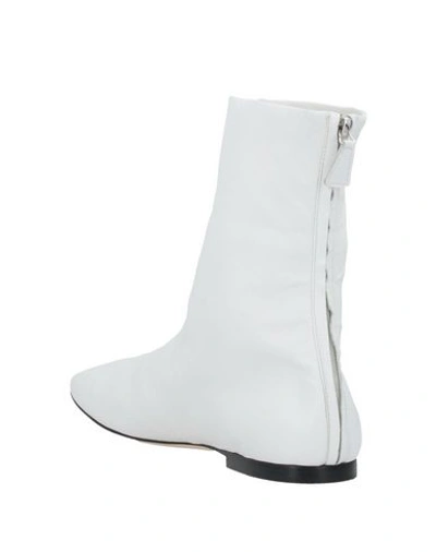 Shop Victoria Beckham Ankle Boots In White