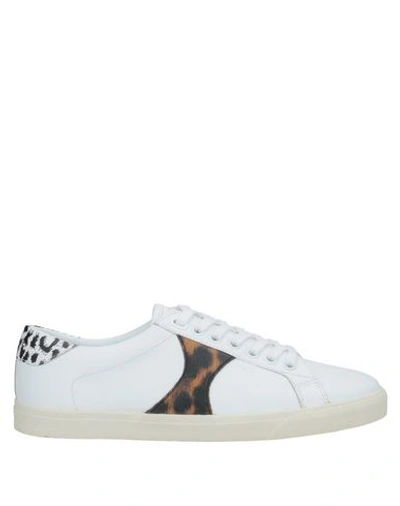 Shop Celine Woman Sneakers White Size 5 Soft Leather