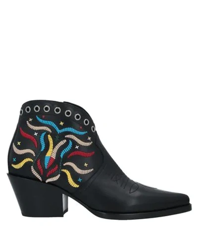 Shop Dior Woman Ankle Boots Black Size 11 Calfskin