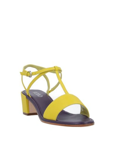Shop Rodo Sandals In Yellow