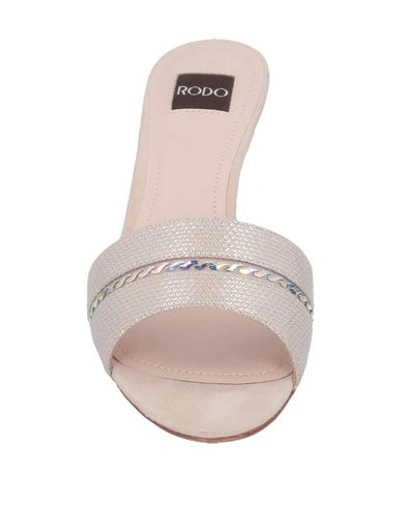 Rodo Sandals In Ivory