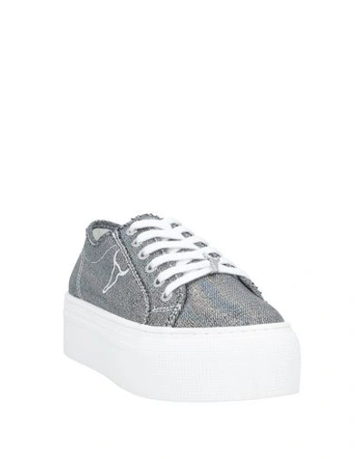 Shop Windsor Smith Sneakers In Silver