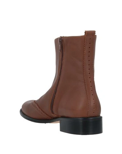 Shop Weekend Max Mara Ankle Boots In Brown