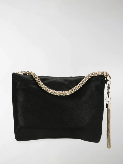 Shop Jimmy Choo Callie Tote Bag In Black