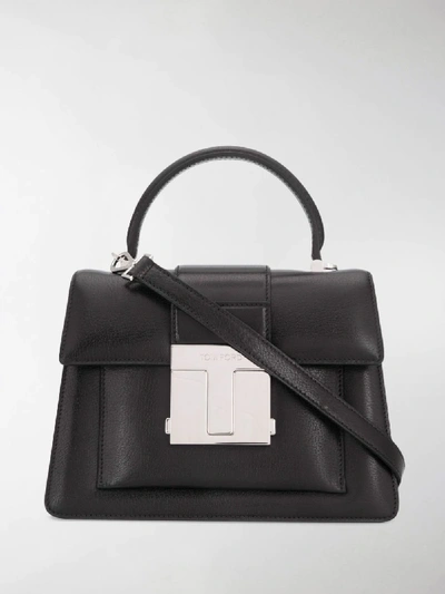 Shop Tom Ford Small 001 Top Handle Bag In Black