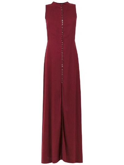Shop Olympiah Romania Gown In Red
