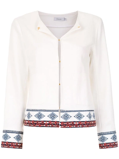 Shop Isolda Caramuru Coat In White