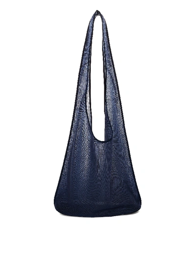 Shop The Row Sock Bindle Shopping Bag In Navy Blue