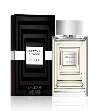 Shop Lalique Hommage À L'homme Eau De Toilette (50ml) In White