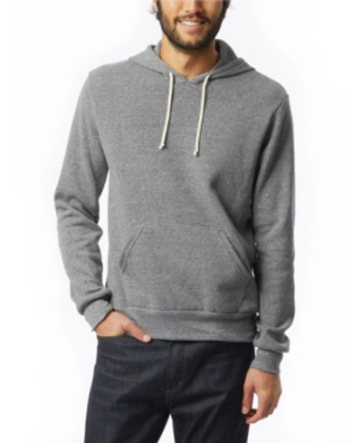 Shop Alternative Apparel Men's Challenger Pullover Hoodie In Gray