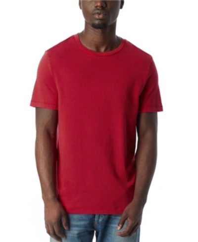 Shop Alternative Apparel Men's Outsider Heavy Wash Jersey T-shirt In Red