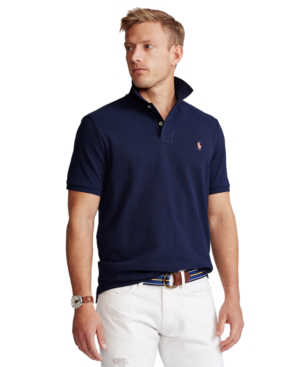 navy polo shirt mens