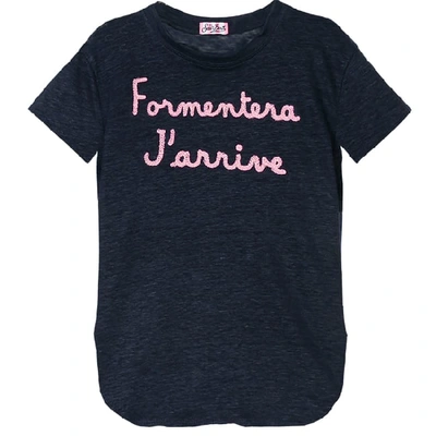 Shop Mc2 Saint Barth Embry Formentera T-shirts For Women In Blue