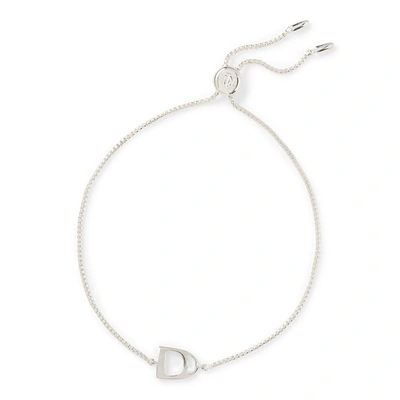 Shop Lauren Ralph Lauren Stirrup Slider Bracelet In Silver