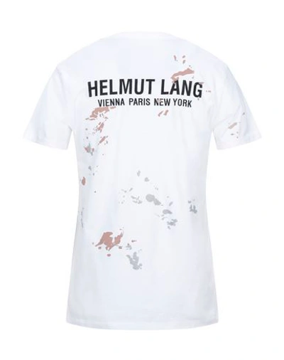 Shop Helmut Lang T-shirts In White