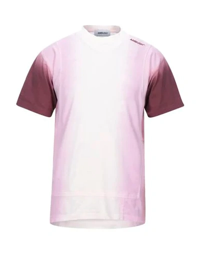 Shop Ambush Man T-shirt Light Purple Size 1 Cotton