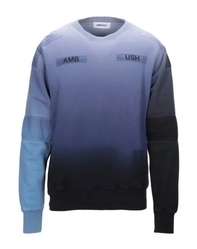 Shop Ambush Sweatshirts In Slate Blue