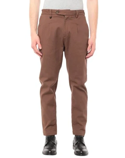 Shop Antony Morato Casual Pants In Brown