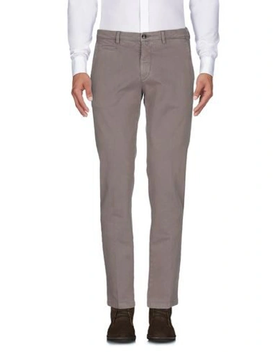 Shop Briglia 1949 Man Pants Khaki Size 36 Cotton, Elastane In Beige