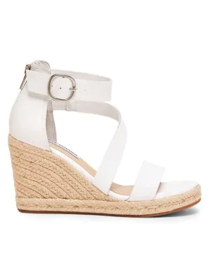 steve madden leather wedges
