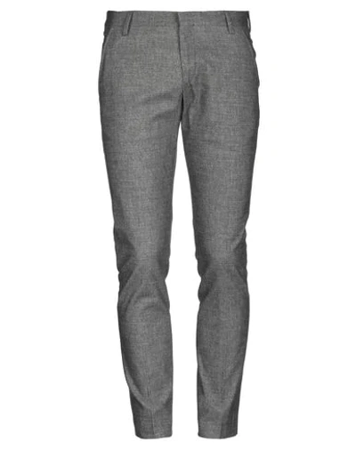 Shop Entre Amis Man Pants Grey Size 42 Cotton, Polyester, Viscose, Elastane