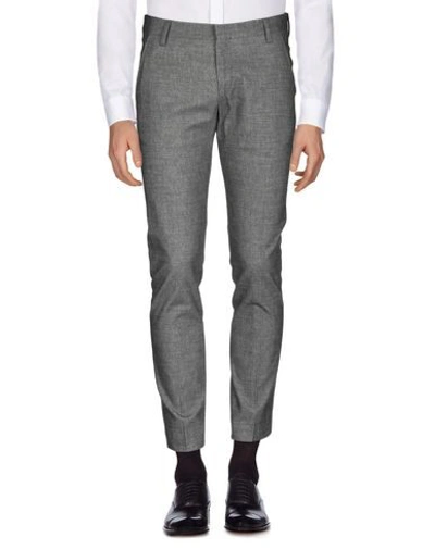 Shop Entre Amis Man Pants Grey Size 42 Cotton, Polyester, Viscose, Elastane