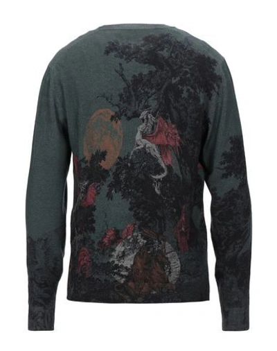 Shop Etro Sweater In Dark Green