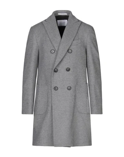 Shop Aglini Coat In Grey