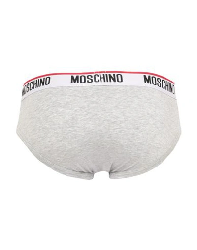 Shop Moschino Briefs In Light Grey