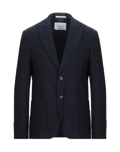 Shop Aglini Blazer In Dark Blue