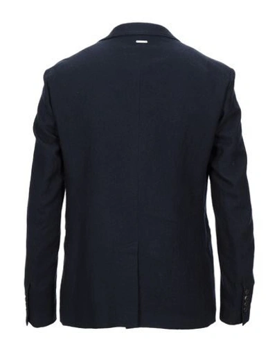 Shop Aglini Suit Jackets In Dark Blue