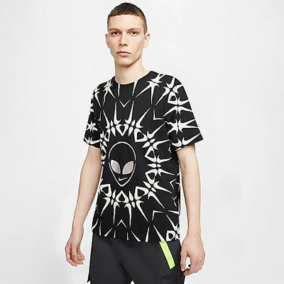 Shop Nike Men's Sportswear Festival Alien T-shirt In Black