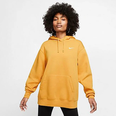 Shop Nike Women's Sportswear Oversized Hoodie In Yellow