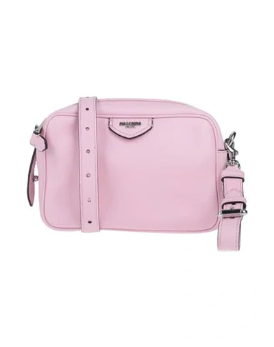 Shop Moschino Cross-body Bags In Pink
