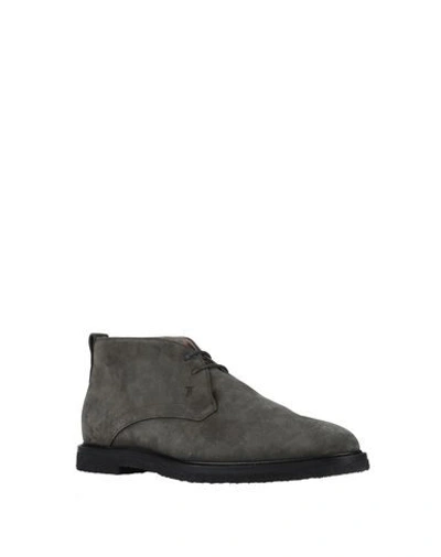 Tod's Ankle Boots In Green