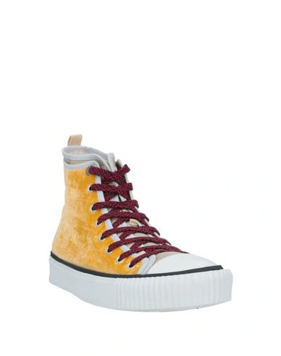 Shop Lanvin Sneakers In Light Yellow