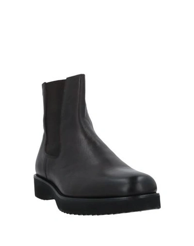 Shop Alessandro Dell'acqua Boots In Dark Brown