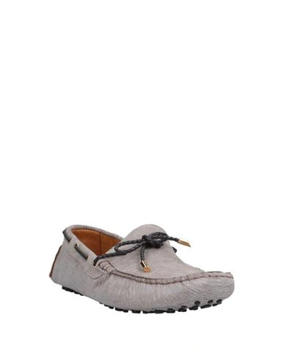 Shop Zenith Loafers In Dove Grey