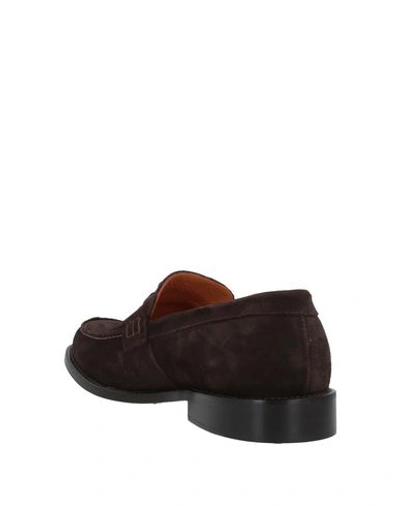 Shop Dasthon Loafers In Dark Brown