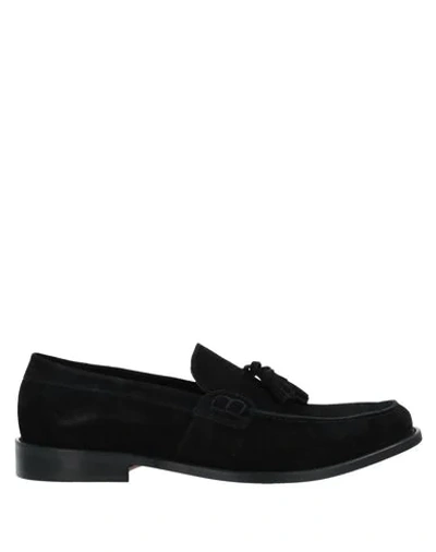 Shop Dasthon Loafers In Black