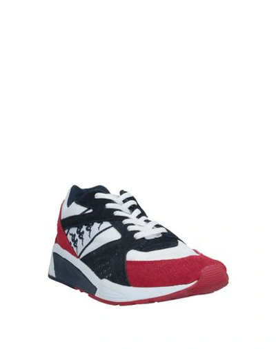 Shop Kappa Sneakers In Red