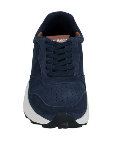 Shop Steve Madden Sneakers In Dark Blue
