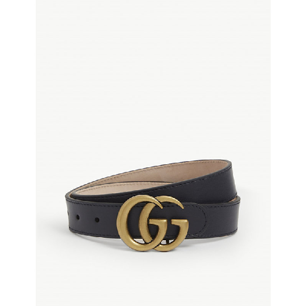 kids gucci belt black