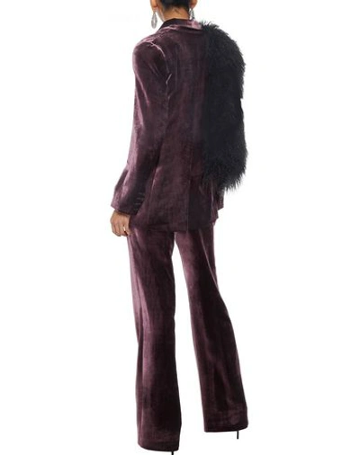 Shop Magda Butrym Casual Pants In Deep Purple