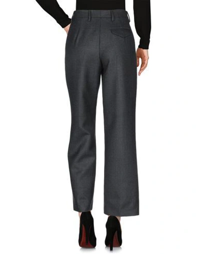 Shop Prada Woman Pants Lead Size 8 Virgin Wool, Polyamide, Cotton In Grey