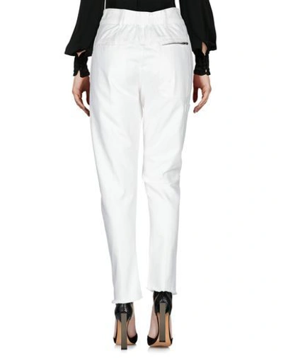 Shop Haider Ackermann Woman Pants White Size 10 Cotton