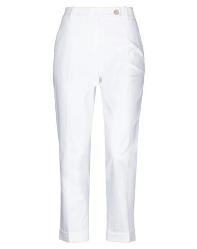 Shop Via Masini 80 Casual Pants In White