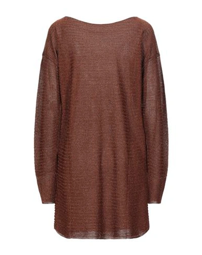 Shop Roberto Collina Woman Sweater Brown Size L Acetate, Polyester, Nylon