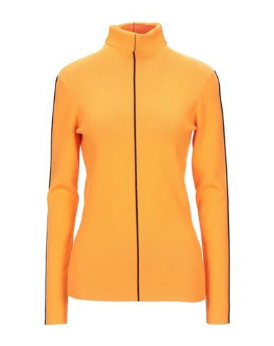 Shop Victoria Beckham Turtleneck In Orange